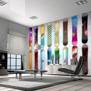 Fototapeta - Snowboard wall